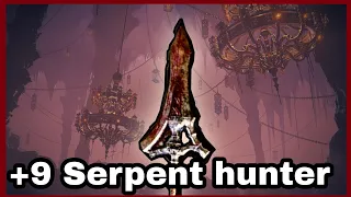 [Elden Ring] this is what a +9 serpent hunter does to a serpent (+10 mimic included)