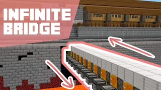 INFINITE SELF-BUILDING BRIDGE | Minecraft Bedrock Edition