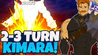 Fast Farm Kimara Extreme With LR Escanor! 2 or 3 Turn Clear! | 7DS Grand Cross