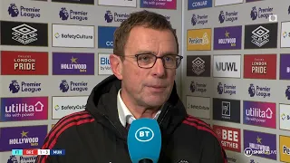 "He wants to score goals!" Rangnick responds to Cristiano Ronaldo's reaction to Brentford sub