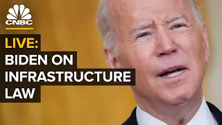 LIVE: Biden delivers remarks on bipartisan infrastructure law — 3/2/22