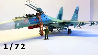 SU-27 "FLANKER D" [1/72] Easy assembly and painting - Manufacturer ZVESDA - Flight with V Putin