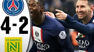 Mbappe goal | PSG vs Nantes | Goals and highlights | HD 2023 | Messi goal