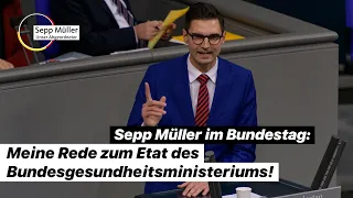 Rede zum Etat des Bundesgesundheitsministeriums