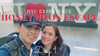 Honeymoon Escape to New York City - Day 1 #nyc #newlywedsadventures #travel