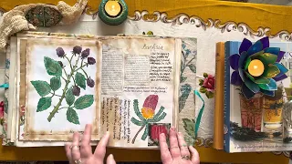 Magickal Herbal Flip Through ~ Herbal Grimoire~ Materia Magica