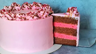 HEALTHY marshmallow cake! Low calorie gluten-free sugar-free recipe!