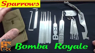 (932) Review: Sparrows BOMBA ROYALE Lock Pick Set