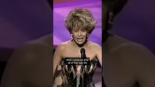 'No drugs, No alcohol’ 💪🏾 - Tina Turner receiving Essence Awards (1993)