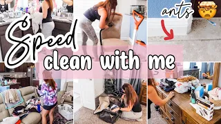 SPEED CLEAN WITH ME 2022 | MY HOUSE IS A COMPLETE DISASTER! | CLEANING MOTIVATION