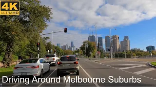 Driving Around Melbourne Suburbs | Melbourne Australia | 4K UHD