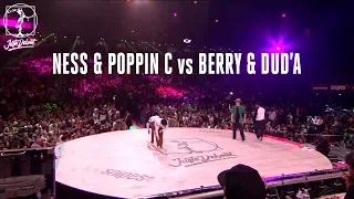 Popping Quarter Final - Juste Debout 2018 - Ness & Poppin C vs Berry & Dud'a