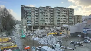 Merkur Abriss 2020 in Waldbröl: Zeitraffer-Video / time lapse