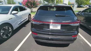 All Black Audi Q4 Etron 50 S Line