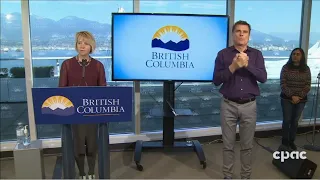 British Columbia update on COVID-19 - March 21, 2020