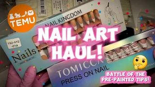 TEMU NAIL ART HAUL! | I'M ACTUALLY GETTING FED UP WITH TEMU?