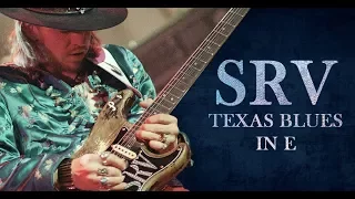 Stevie Ray Vaughan Style Fast Blues Backing Track Jam in E