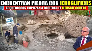 Encuentran piedra unica con jeroglíficos que podrían cambiar la historia de los Mayas.