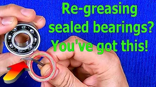 How to grease (or re-grease) sealed bearings