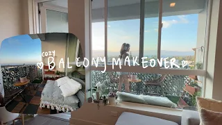 Turning My Balcony Into A Cozy Paradise | Small DIY Balcony Makeover