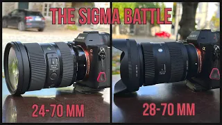 Part 1: Sigma 24-70 mm 2.8 vs. 28-70 mm 2.8 -  Who's gonna win? 🤔 - 4K