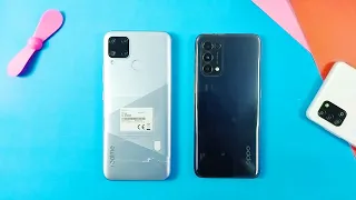 Realme C15 Vs Oppo Reno 5 Speed Test | 4GB Vs 8GB