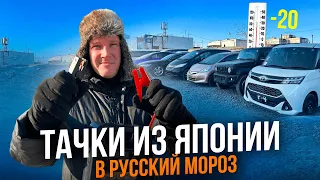 Заводим японские тачки в мороз 😱 Авто 2009 - 2020 годов выпуска приехали с аукционов ❗️