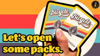 Welcome to the 80s themed Bicycle Playing Cards by USPCC. Any good? Let's open some packs!