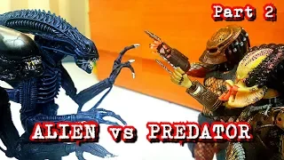 Alien Vs. Predator Stop Motion #2 || AG Stop Motion