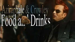 Aziraphale & Crowley | Food & Drinks Through The Ages | In Chronological Order | GOOD OMENS S1 + S2