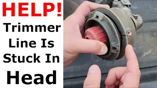 Help! How to Fix a Jammed Up Trimmer Head | Ryobi Expand-It Example