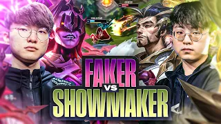 FAKER finds SHOWMAKER in KOREAN SOLOQ... *CRAZY 1v1's*