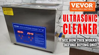 Vevor Digital Ultrasonic Cleaner // Review and Testing