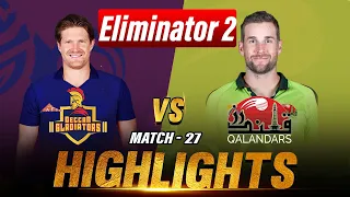 T10 Eliminator 2 I Match 27 Deccan Gladiators vs Qalandars I Day 9 I Aldar Properties Abu Dhabi T10