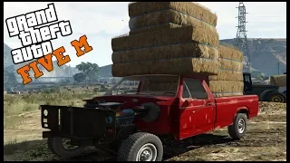 GTA 5 ROLEPLAY - OVERLOADED FORD HAY TRUCK AND GETTING STALKED! - EP. 683 - CIV