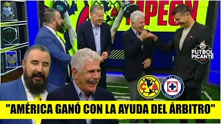 AMÉRICA GANÓ al Cruz Azul con AYUDA DEL ÁRBITRO. Tuca Ferretti SORPRENDIÓ a Álvaro | Futbol Picante