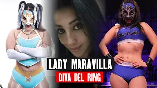 Lady maravilla luchadora asi se ve sin mascara la sensación al lado de la hiedra