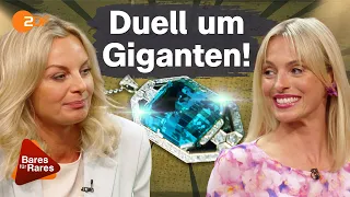 35 Karat: Legendärer „Santa Maria“-Aquamarin sorgt für tosenden Applaus | Bares für Rares XXL