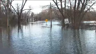 Flooding in New Jersey continues after river crests; roads remain impassable