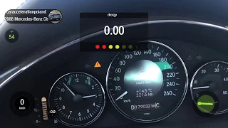 Mercedes Cls 320CDI Acceleration 0-100km/h