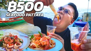 $15 Sea food on the beach pattaya