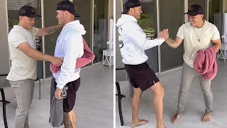 Twins master the impossible two-towel challenge with ease