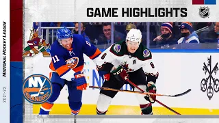 Coyotes @ Islanders 1/21/22 | NHL Highlights