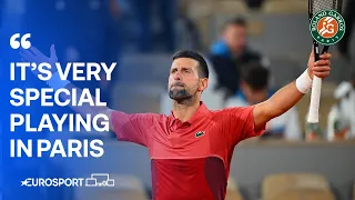 Novak Djokovic in fine form as he advances to round 2 🤩 | French Open 2024 🇫🇷