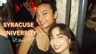 A WEEKEND AT SYRACUSE UNIVERSITY