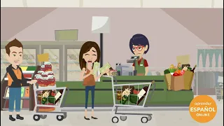 Shopping at the supermarket | Learn Spanish A1 | Vocabulary and expressions