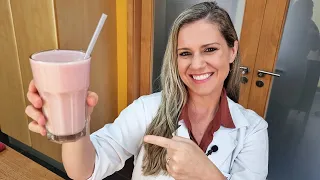 Milkshake SEM LEITE Cremoso, SAUDÁVEL e Delicioso, no Lanche ou Café da Manhã