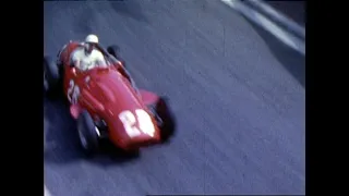 Rare 8mm film scan of Monaco Grand Prix 1956, Race.