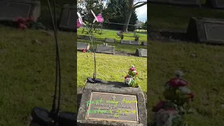 My twin sisters' grave. Carinya Gardens Cemetery.