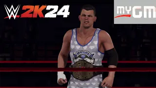 TRAIN BECOME PERFORM / WCW WEEK 4 / WWE 2K24 MyGM Walkthrough #16